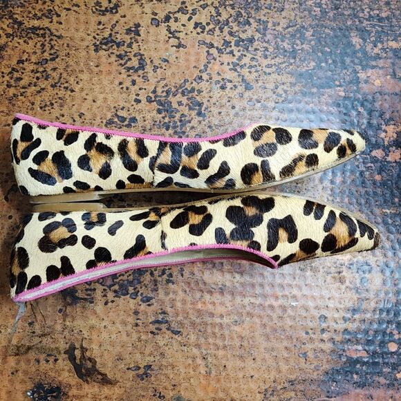 johnnie B by Boden Sz. 39(8) Calf Hair Pointed Toe Flats - Picture 8 of 14
